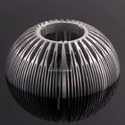 L'aluminium professionnel argenté de radiateur profile la surface anodisée de forme ronde