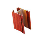 Idées en aluminium de conception de Chambre de tendance du monde de détail de châssis de fenêtre de profil de grain en bois