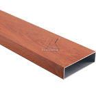 6063 profils en aluminium expulsés en bois de chêne pour la construction