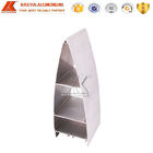 La forme 600mm de triangle 6082 profils d'alliage d'aluminium/a expulsé l'auvent/abat-jour en aluminium
