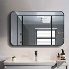 L'extrusion en aluminium de salle de bains profile l'or balayé par cadre en aluminium du miroir 6063 T5