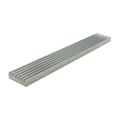 profils en aluminium Chip Fins For Pc Computer rectangulaire de radiateur épais de 1.1mm