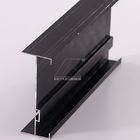 Poudre noire d'OEM enduisant le profil standard d'aluminium de fenêtre de RoHS