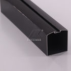 L'OEM noir adaptent le profil aux besoins du client de fenêtre en aluminium et de cadre de porte de la longueur CQC
