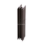 Le tube en aluminium de meubles profile la longueur/taille/épaisseur adaptées aux besoins du client par bronze