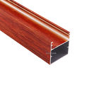 Profil en aluminium de grain en bois de prix usine pour faire la porte et la fenêtre - acheter le profil de fenêtre et de porte