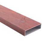profil en bois de grain de poutre de tube de l'aluminium 6063