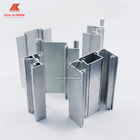 Profil expulsé par 6063 d'alliage d'aluminium de porte coulissante de construction pour le marché du R-U
