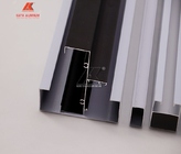 L'extrusion ultra mince de fenêtre en aluminium profile 6060 T8 anodisée