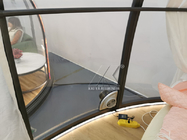 Grande tente en aluminium de salon commercial de dôme de profil de PC transparent clair extérieur pour le camping