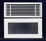 Profil en aluminium de anodisation simple de grille d'aération de ventilation de débattement pour la couverture de climatiseur