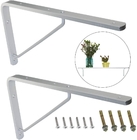 L'aluminium de anodisation de meubles d'angle de 90 degrés profile la parenthèse d'étagère de flottement d'alliage résistant