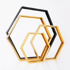 Profils en aluminium hexagonaux de meubles de cadre de miroir pour montrer l'image
