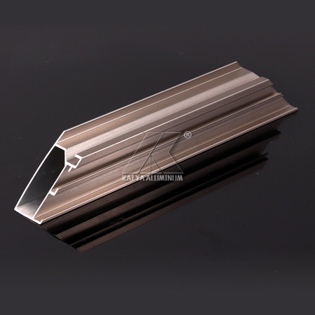 Profil argenté d'alliage d'aluminium de Matt cadre durable de décoration de 6000 séries