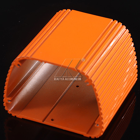 2200pa grandes extrusions en aluminium, orange de profil d'alliage d'aluminium anodisée