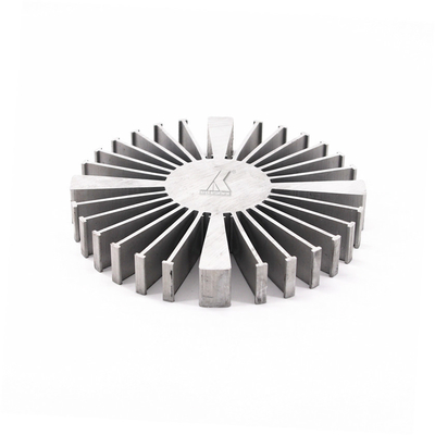 Le radiateur en aluminium cylindrique d'extrusion de forme ronde profile l'alliage 6063 T5